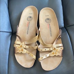 COPY - EuroWellnes gold sandals